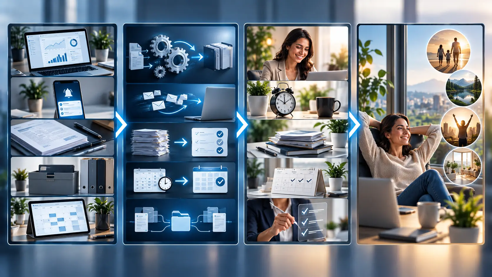 Business value proposition examples showing how product features become customer benefits