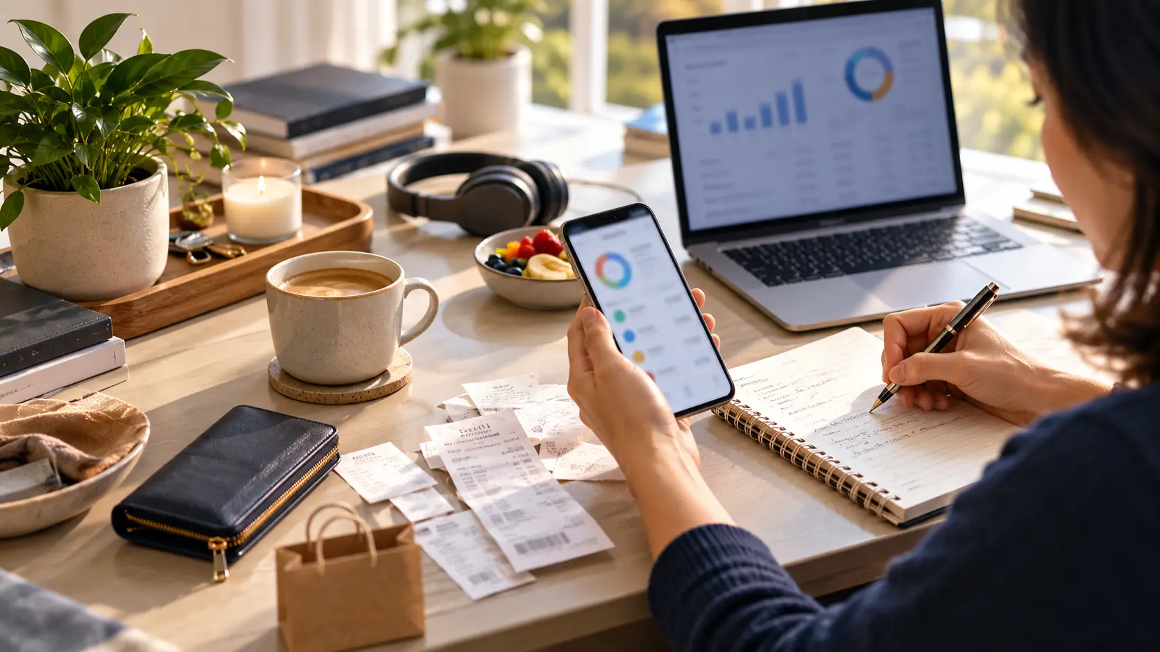 Building financial habits through everyday spending awareness