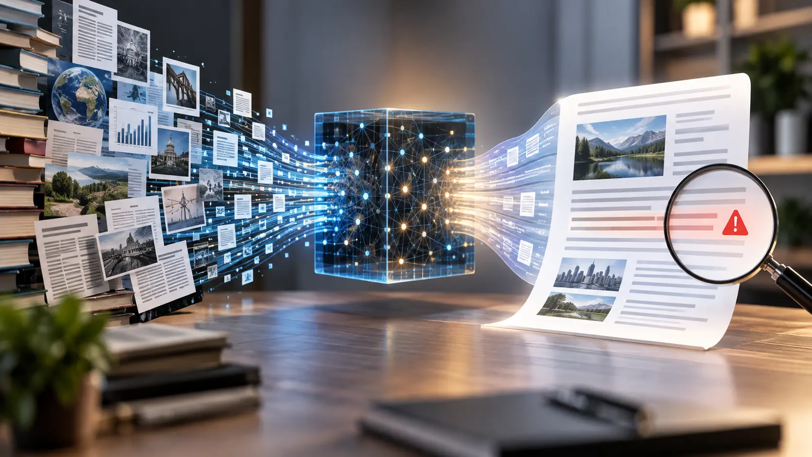 How AI hallucinations happen when an AI model generates plausible but inaccurate information