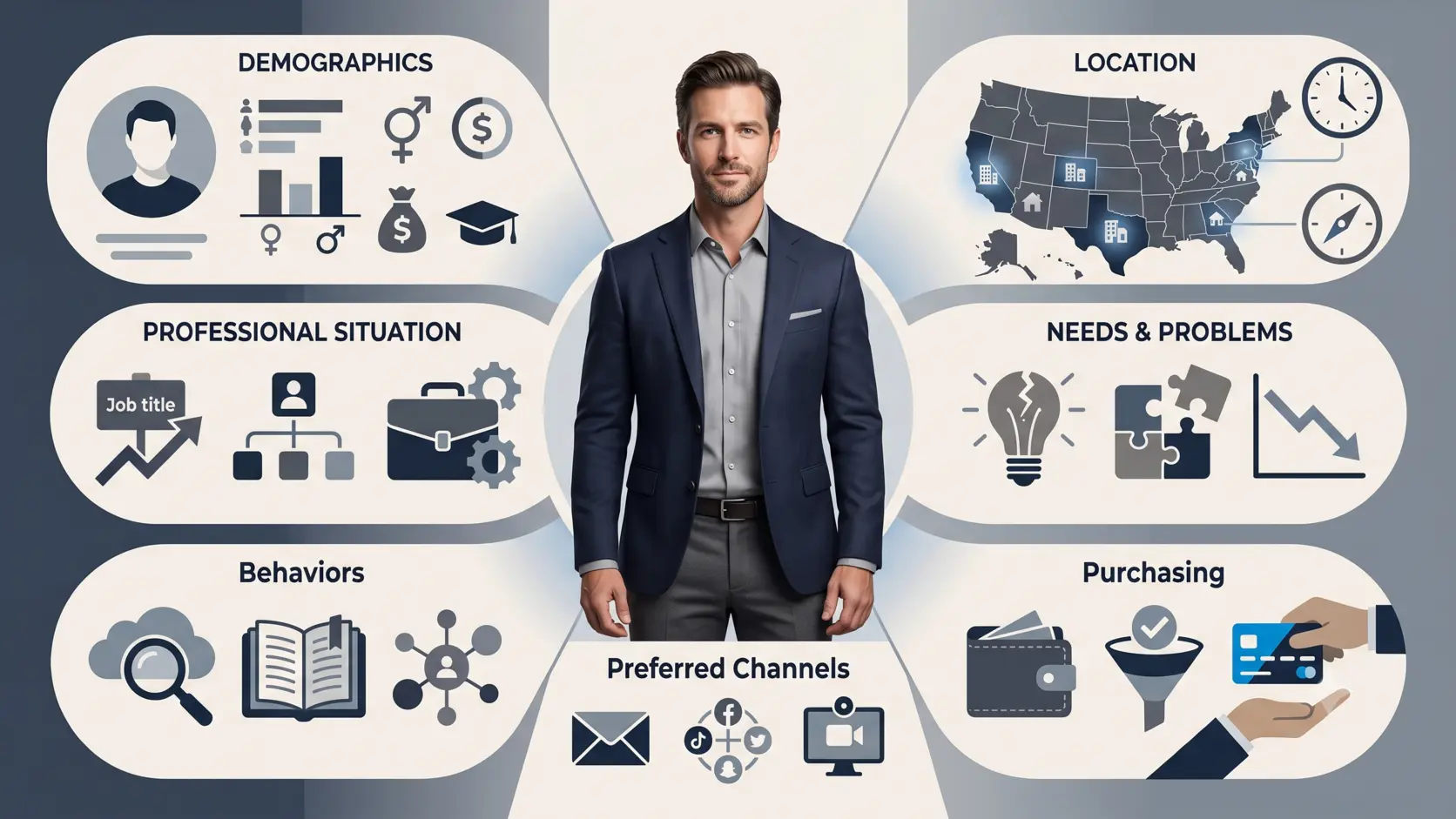 Ideal customer profile for target market analysis