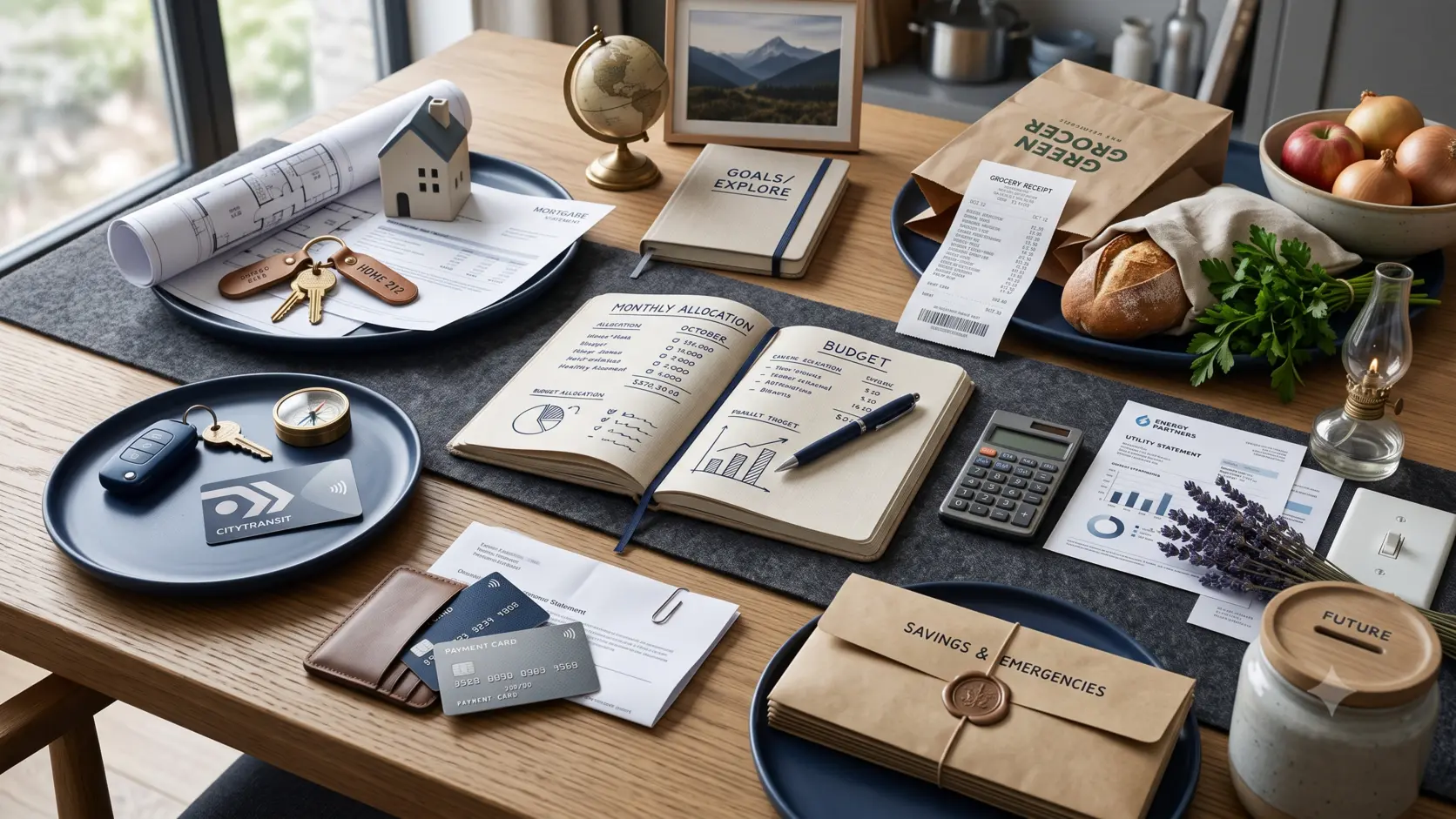 Personal budget categories for monthly household expenses