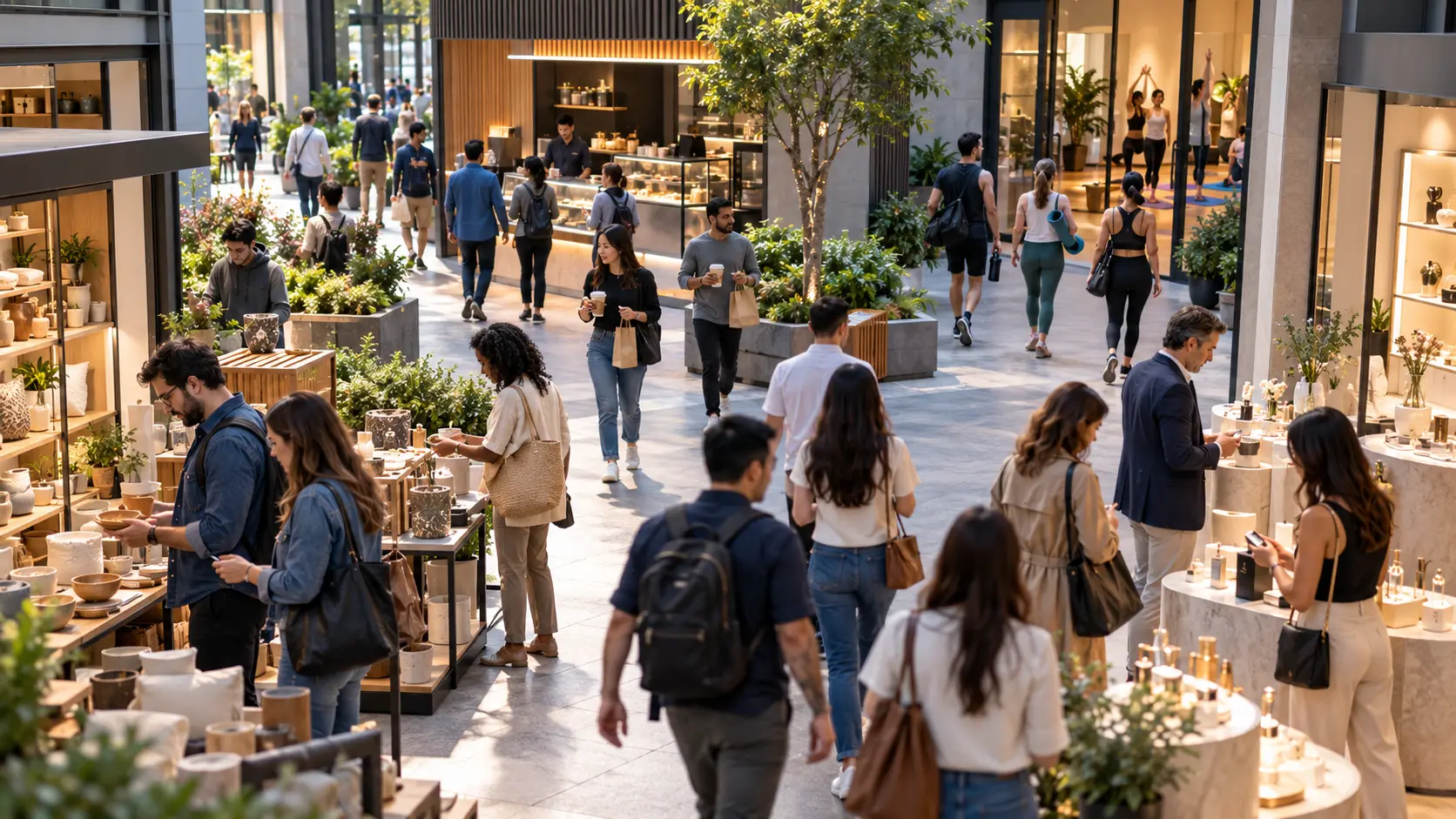 Customer segments being organized to define a focused target market